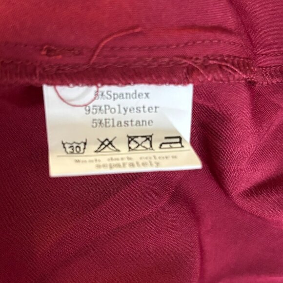 Scarlet Darkness Ruffled Midi Dress Large Red Sleeveless Goth Renaissance NEW - Picture 8 of 8